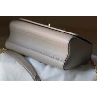 Louis Vuitton LV Women Twist MM Handback Gris Cloudy Epi Cowhide Leather (1)