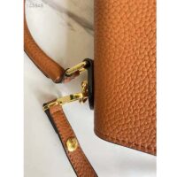 Louis Vuitton LV Women Twist One Handle PM Handbag Brown Taurillon Cowhide (2)