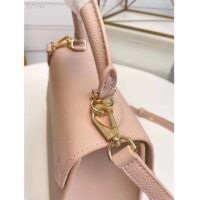 Louis Vuitton LV Women Twist One Handle PM Handbag Pink Greige Taurillon Cowhide