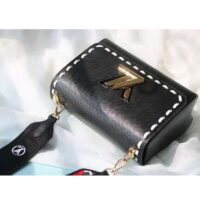 Louis Vuitton LV Women Twist PM Handbag Black Epi Grained Calfskin Leather (1)