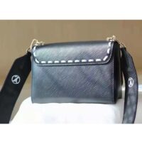 Louis Vuitton LV Women Twist PM Handbag Black Epi Grained Calfskin Leather (1)