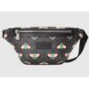 Gucci Unisex Gucci Bestiary Belt Bag Bees Black GG Supreme Canvas