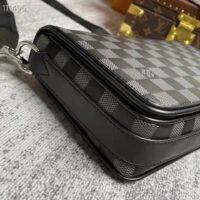 Louis Vuitton LV Unisex Studio Messenger Onyx Damier Infini Leather Cowhide Leather (1)