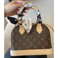 Louis Vuitton LV Women Alma BB Handbag Monogram Coated Canvas Smooth Cowhide