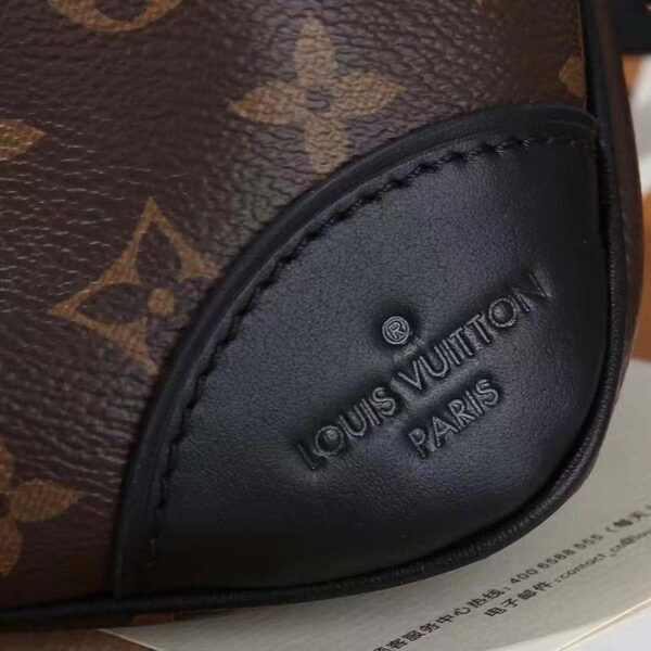 Louis Vuitton LV Women Boulogne Handbag Black Brown Monogram Coated Canvas‘ (6)