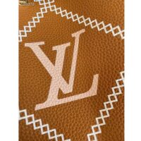 Louis Vuitton LV Women NéoNoé MM Bucket Bag Orange Embroidered Embossed Grained Cowhide (4)