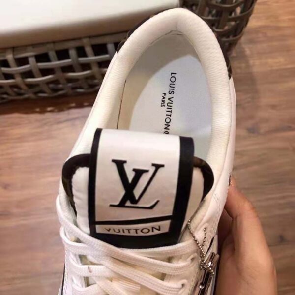 Louis Vuitton Unisex Charlie Sneaker Cacao Brown White Mix Recycled Bio-Based Materials (4)