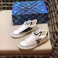 Louis Vuitton Unisex Charlie Sneaker Cacao Brown White Mix Recycled Bio-Based Materials (2)