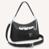 Louis Vuitton LV Unisex Marelle Handbag Quartz Black Epi Grained Cowhide Canvas