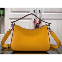 Louis Vuitton LV Unisex Marelle Handbag Yellow Epi Grained Cowhide Leather Canvas (12)