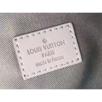 Louis Vuitton LV Unisex New Backpack Gray Aerogram Cowhide Leather Textile Lining (7)