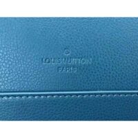 Louis Vuitton LV Unisex New Messenger Blue Aerogram Cowhide Leather Textile Lining (3)