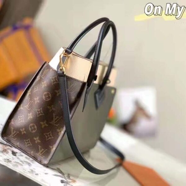 Louis Vuitton LV Women On My Side MM Green Twist Calfskin Monogram Canvas (3)