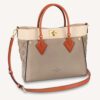 Louis Vuitton LV Women On My Side MM Tote Grey Twist Calfskin Monogram Nappa