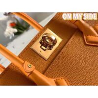 Louis Vuitton LV Women On My Side PM Handbag Orange Monogram Coated Canvas Calf (1)