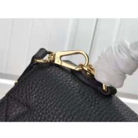 Louis Vuitton LV Women Twist One Handle BB Handbag Black Taurillon Cowhide (8)