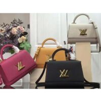 Louis Vuitton LV Women Twist One Handle BB Handbag Dragon Fruit Pink Taurillon (5)