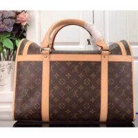 Louis Vuitton Unisex Dog Bag Carrier Brown Monogram Coated Canvas Cowhide Leather (2)