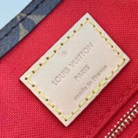 Louis Vuitton Unisex Sac Plat BB Handbag Monogram Coated Canvas Textile Lining (11)