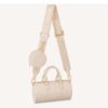 Louis Vuitton Women Papillon BB Bag Crème Beige Embossed Supple Grained Cowhide