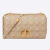 Dior Women CD Large Dior Caro Bag Beige Supple Cannage Calfskin