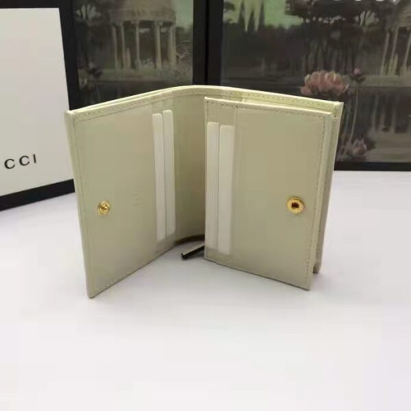 Gucci GG Unisex 1955 Horsebit Card Case Wallet Beige Ebony GG Supreme Canvas (10)