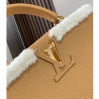 Louis Vuitton LV Unisex Capucines BB Bag Arizona Taurillon Leather Shearling (8)