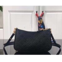 Louis Vuitton LV Women Easy Pouch On Strap Black Monogram Supple Grained Cowhide (1)