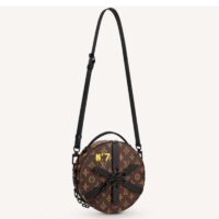 Louis Vuitton LV Women Wheel Box Brown Monogram Coated Canvas Cowhide Leather (9)