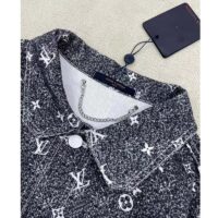 Louis Vuitton Men LV Workwear Shirt Cotton Grey Loose Fit