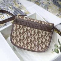 Dior Women Medium Dior Bobby Bag Brown Dior Oblique Jacquard (1)