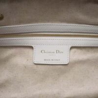 Dior Women Medium Dior Vibe Zip Bowling Bag White Smooth Calfskin (1)