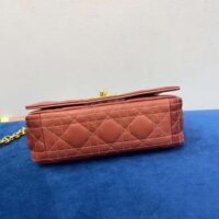 Dior Women Small Dior Caro Bag Pink Gradient Cannage Lambskin (1)