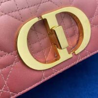 Dior Women Small Dior Caro Bag Pink Gradient Cannage Lambskin (1)