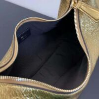 Fendi Women Fendigraphy Small Gold Laminated Leather Bag (1)