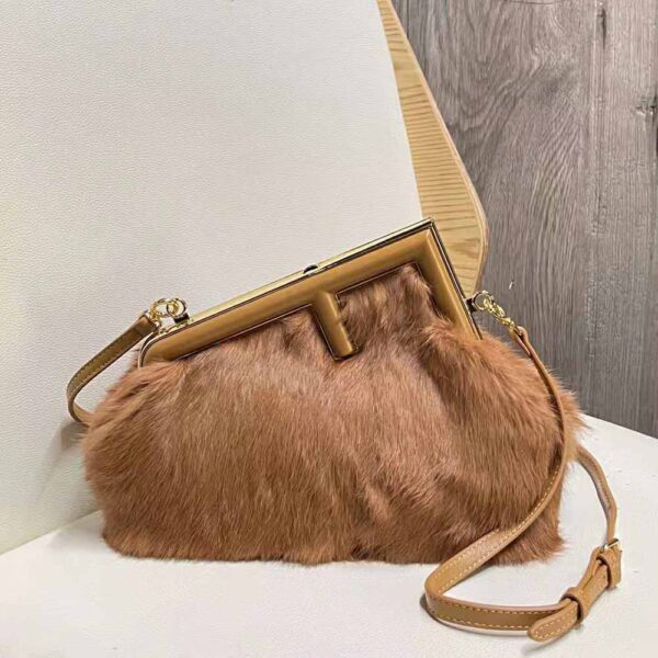 Fendi Women First Small Brown Mink Bag (2)