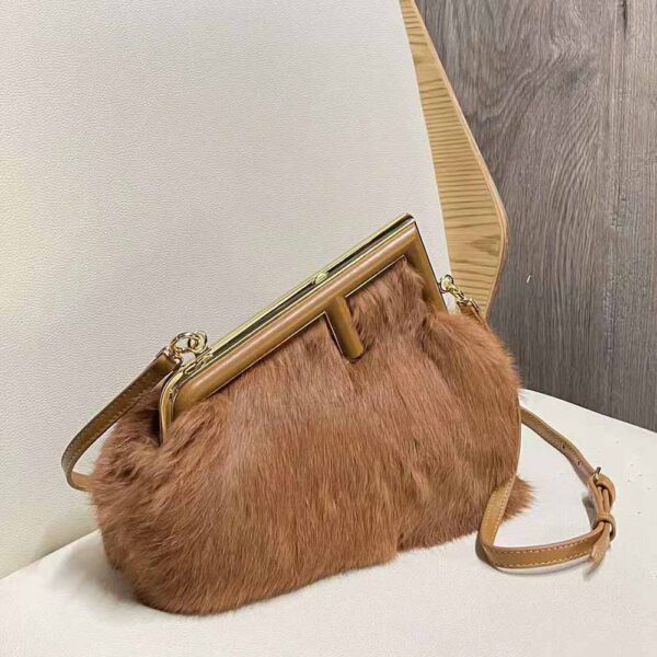 Fendi Women First Small Brown Mink Bag (3)