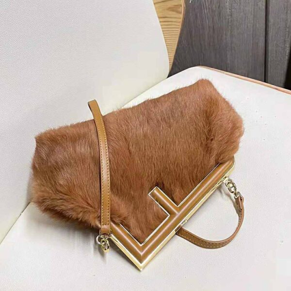 Fendi Women First Small Brown Mink Bag (5)