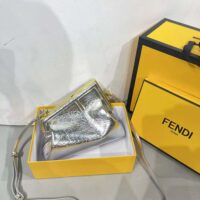 Fendi Women First Small Silver Laminated Leather Bag (1)