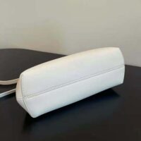 Fendi Women First Small White Leather Bag with Exotic Details (1)