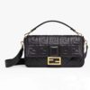 Fendi Women Iconic Large Baguette Leather Bag