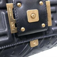 Fendi Women Iconic Large Baguette Leather Bag-Black (1)