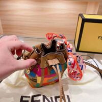 Fendi Women Mon Tresor Multicolor FF Canvas Mini-Bag (1)