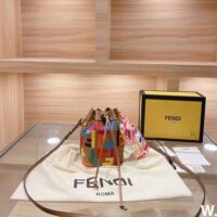 Fendi Women Mon Tresor Multicolor FF Canvas Mini-Bag (1)