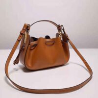 Fendi Women Pomodorino Brown Leather Mini-Bag (1)