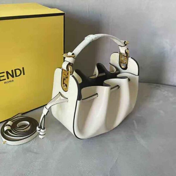 Fendi Women Pomodorino Brown Leather Mini-Bag (4)