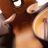 Fendi Women Pomodorino Brown Leather Mini-Bag (1)