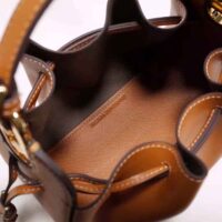 Fendi Women Pomodorino Brown Leather Mini-Bag (1)