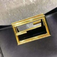 Fendi Women Way Small Made of Camellia-Colored Leather Bag-black (10)