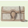 Gucci Women Dionysus GG Super Mini Bag Beige White GG Supreme Canvas